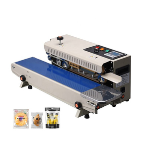 Scelleuse à chaud horizontale automatique de <span class=keywords><strong>film</strong></span> plastique Machine à sceller les sacs de FR-900 Scelleuse à bande continue électrique pour les canettes de sacs de vêtements - Product Image 6