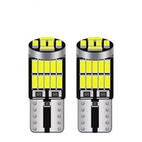 Ampoules LED T10 W5W 4014 26SMD 12V pour éclairage de plaque d'immatriculation, lampe de lecture, petit éclairage latéral de voiture
