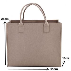 Eco-Friendly Lightweight Large Ladies Storage <b>Bags</b> Personalised Green Felt <b>Foldable</b> Clothing and <b>Beach</b> Gifts Shopping <b>Bag</b> - Product Image 2