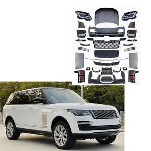 Lampu depan lampu ekor OEM, Bonnet, depan & belakang bumper facelift Body Kit Untuk land range rover Vogue 2013-2017 hingga 2018-2022