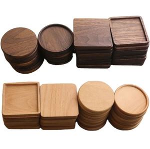 Direct Factory Supply Wooden Drink Coaster Handmade Wooden Glass Coaster for <b>Table</b> Protection and Home Decoration for Sale - Product Image 3