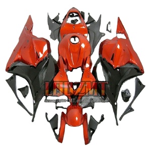 Inyección para <span class=keywords><strong>HONDA</strong></span> CBR600RR <span class=keywords><strong>CBR</strong></span> <span class=keywords><strong>600RR</strong></span> 600 CC R F5 09 10 11 12 96No.20 CBR600 RR 600CC 2009 2010 2011 2012 naranja negro carenado - Product Image 1