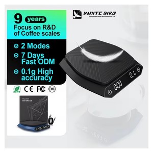 Báscula de Café Electrónica Whitebird de 2 kg, Inteligente, para Preparación de Café Vertido, Micro Báscula Electrónica para Café - Product Image 1