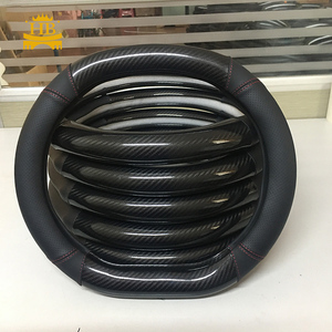 Coprivolante speciale modello di <span class=keywords><strong>auto</strong></span> a forma di D coprivolante in fibra di carbonio in pelle per <span class=keywords><strong>PEUGEOT</strong></span> 4008 - Product Image 3