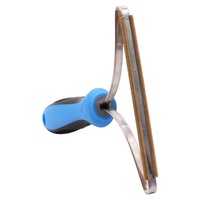 Rouleau anti-poils manuel portable en acier inoxydable SORADD SRD-150 avec logo personnalisé pour animaux domestiques (chats, chiens)
