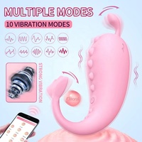 Kabelloser Bluetooth G-Punkt Dildo Vibrator für Frauen APP Fernbedienung Tragbares Ei Vibrierendes Sexspielzeug Massagegerät für Frauen