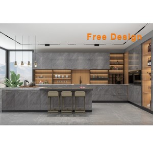 Modern design modular customized kitchen cabinets cuisine and other kitchen furniture wooden kitchen islands