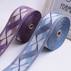 Dernière ceinture élastique douce en nylon jacquard réfléchissant personnalisé de style ethnique avec effet brillant pour sous-vêtements - Product Image 6