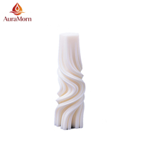 Bougie parfumée élégante de style européen, ensemble de bougies colonnes uniques, décoration parfumée pour la maison, cadeau de Noël