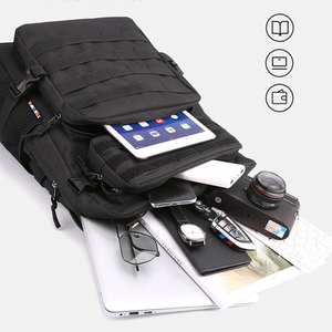 <span class=keywords><strong>Mochila</strong></span> <span class=keywords><strong>de</strong></span> Viaje Personalizada <span class=keywords><strong>de</strong></span> 30L, Impermeable, para Exteriores, Camuflaje, Senderismo, Supervivencia, Negra, Táctica - Product Image 4