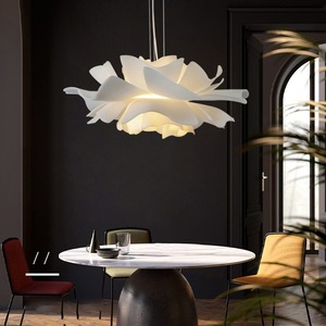 LED Minimalist Modern Pendant <b>Light</b> Nordic Designer Floral <b>Dining</b> Room Living Room & Bedroom Lighting for Clothing Stores - Product Image 6