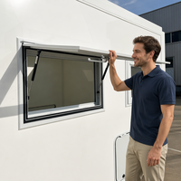 Fenêtres de camping-car EVX avec verre trempé personnalisable, étanches, pour expéditions en plein air, camping-cars sur plateau, camping-cars routiers, DIY