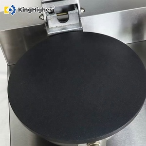 Nouvelle machine à gaufres à double tête commerciale, machine à rouleaux d'œufs électrique en acier inoxydable 110V/220V, en-cas pour les magasins de crème glacée, les boulangeries - Product Image 5