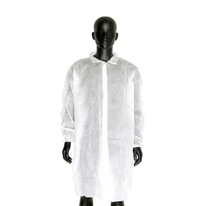 Blouse visiteur blouse de laboratoire professionnelle pour hommes blouses de laboratoire exfoliantes
