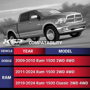 Brazos de Control Superiores KSP Performance Ajustables de 0-2 Pulgadas para Dodge Ram 1500 2009-2024, Kit de Elevación de Suspensión Delantera - Product Image 2