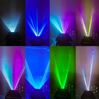 1 projecteur laser scanner DMX RGB 10W avec Bluetooth pour animations, idéal pour mariages, DJ, discothèques, fêtes, Noël et effets de scène