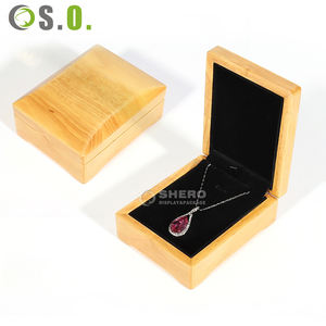 Caja de Joyería de Terciopelo de Alta Gama Shero, Cajas de Regalo de Madera de Marcas de Lujo, Cajas de Joyería Personalizadas al por Mayor, Estuches para Accesorios - Product Image 5