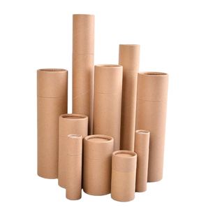 Fabricación al por Mayor de Cajas de Tubo Redondas de Papel para Regalo, Cilindro Pequeño y Simple con Interior Mate y Logotipo Personalizado - Product Image 1