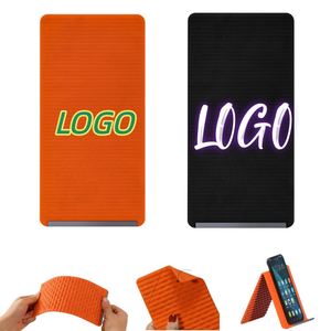 Soporte de Teléfono Plegable Portátil de Silicona y Aluminio con Logotipo Personalizado, 7.87in*3.94in, Ajustable para Tablet, Laptop y Escritorio - Product Image 1