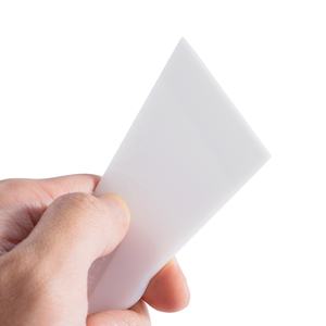 7mo Precio al por mayor Tint Triangle White Card Squeegee Car Wrap Tools Raspador de vidrio tintado Herramienta de envoltura de vinilo - Product Image 5