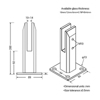 Connecteur de tube carré en acier inoxydable 304 noir mat épais pour garde-corps de terrasse de villa en milieu rural