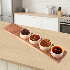 Ciotola in Ceramica per Salse con Vassoio per Dessert, Piatto per Snack <span class=keywords><strong>e</strong></span> <span class=keywords><strong>Antipasti</strong></span>, per Uso Domestico - Product Image 4