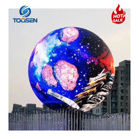 Panel de Video LED Esférico Grande Personalizable P5 de 8m para Exteriores, Pantalla LED Esférica para Planetarios, Fabricantes y Proveedores