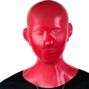Maschera per Testa Completamente Chiusa con Bocca Aperta, Occhi Esposti, 100% Impermeabile, Ecologica, per Uomo e Donna, BDSM SM - Product Image 1