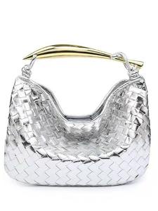 Bolso de Mano de Metal Sólido para Mujer, Estilo Sardina, Hecho a Mano, Personalizado OEM, Tendencia 2025, Bolso Bandolera Tejido a Mano, Cierre Abierto, Venta al por Mayor - Product Image 2