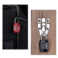 Cadenas à combinaison à 3 chiffres en alliage de zinc, petit cadenas à code pour sac à dos, tiroir, armoire, bagages - Vente en gros