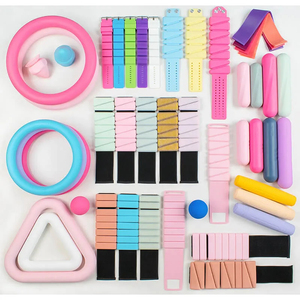Ensemble d'haltères en silicone de qualité supérieure, poids pour Pilates, haltères de yoga pour la salle de sport à domicile - Product Image 2