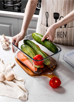 Contenants de stockage en verre extra-larges avec couvercles 3L-6L, hermétiques, compatibles micro-ondes, bocaux de conservation alimentaire portables, préparation des repas pour la rentrée scolaire