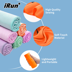 Toalla absorbente para correr <span class=keywords><strong>IRun</strong></span>, toalla personalizada de microfibra para fútbol, gimnasio, deporte, toalla de refrigeración para baloncesto - Product Image 2