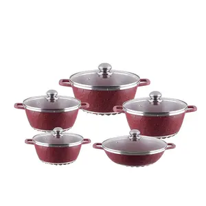 Lage Prijs Gegarandeerd Kwaliteit Gelegeerd Aluminium Plaat Lecreuset Non-Stick Kookgerei Sets