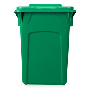Cestino per Rifiuti Rubbermaid Slim Jim 60 L Verde per Uso Commerciale - Product Image 2