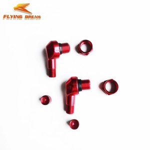 Jante de moto universelle CNC en alliage d'aluminium à angle de 90 degrés, 2 pièces, tiges de <span class=keywords><strong>valve</strong></span> pour moto scooter pit <span class=keywords><strong>dirt</strong></span> <span class=keywords><strong>bike</strong></span> pour échantillon