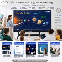 Tableau blanc interactif intelligent pour l'enseignement scientifique, équipement pédagogique électronique, tableau blanc pour enfants, vente chaude