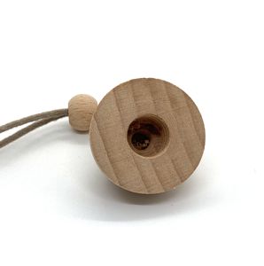 OEM อุปทานโรงงานที่มีคุณภาพสูงเป็นมิตรกับสิ่งแวดล้อมแขวนรถอากาศสดชื่นน้ำหอมหมวกไม้สำหรับ5มิลลิลิตร10มิลลิลิตร30มิลลิลิตรขวด - Product Image 1