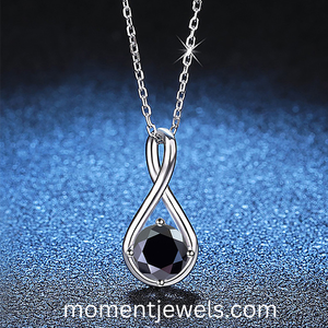 Collier en argent sterling 925 avec pendentif géométrique en moissanite plaqué or 18 carats, bijoux à porter au quotidien, cadeau pour femmes - Product Image 4
