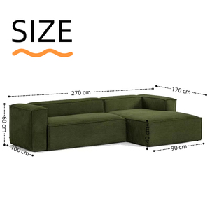Sofá Seccional Modular Rectangular Moderno de Terciopelo Acanalado de Tres Plazas con Respaldo Acolchado, Garantía de 5 Años, Set de Compresión Transfronterizo - Product Image 5