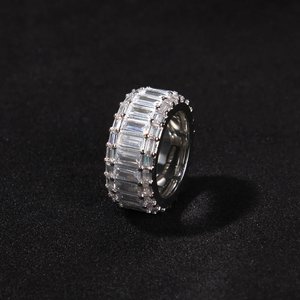 Bague Classique Éternité Plaqué Or Unisexe Style Royal Vintage Bijou de Mariage Élégant Cadeau Accessoire de Mode - Product Image 4