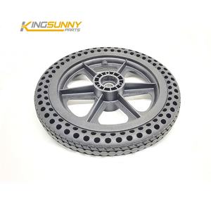 12x1.5 विस्फोट-प्रूफ रबर हनीकॉम्ब ठोस टायर इलेक्ट्रिक स्कूटर की मरम्मत भागों टायर 15 मिमी असर सहायक के साथ व्हील - Product Image 2