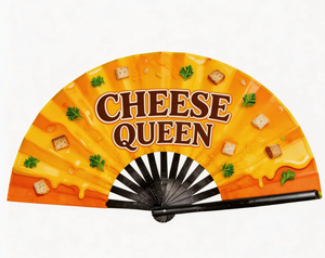 Abanico Plegable de Bambú de 13 Pulgadas con Logotipo Personalizado, Abanico de Mano Plegable con Sonido, Abanico Sublimado para Bodas y Baile - Product Image 4