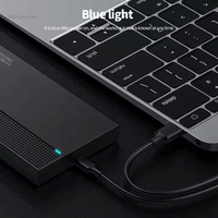 Boîtier de disque dur portable 2.5 pouces personnalisé en gros Type-C USB 3.0 Boîtier de disque dur mécanique SSD SSD sans outil