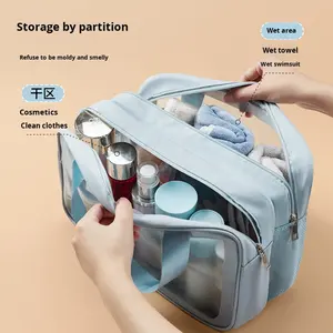 Reise-Kultur beutel-PVC Water proof Swimmer Cosmetic Organizer mit Nass-Trocken-Trennung - Product Image 1