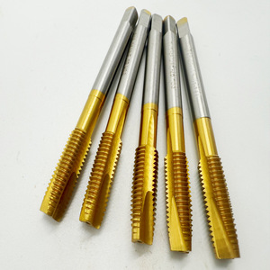 Taraud de machine à pointe spirale Shenxin American Standard Inch 5/16-24 UNF-2B HSS plaqué titane pour métaux non ferreux - Product Image 4