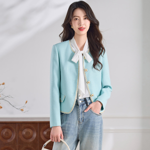 Abrigo de Mujer Xiaoxiangfeng, Nuevo Estilo Elegante para Primavera 2026, Diseño Único y Hermoso, Ideal para el Trabajo - Product Image 5