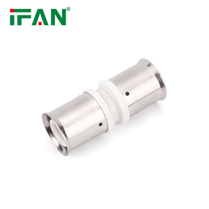 IFAN <span class=keywords><strong>BS</strong></span> 15875 Accesorios PEX en venta PN25 Todo tipo PPSU Ajuste de prensa PN25 Color blanco 16-32MM Accesorios de tubería de latón - Product Image 2