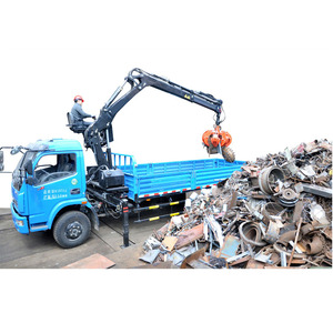 Camión Volquete con Grúa para Chatarra, Planta de Fabricación de <span class=keywords><strong>Camiones</strong></span>, Camión Volquete con Grúa para Entrega de Madera - Product Image 1