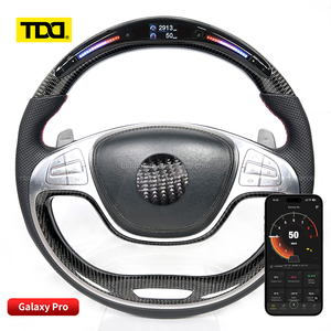 Volant en carbone TDD LED pour Benz W213 W204 S500 S320 S300 E200 E300 E320 E350 E43 E63 E53 E500 Amg Volant LED - Product Image 1